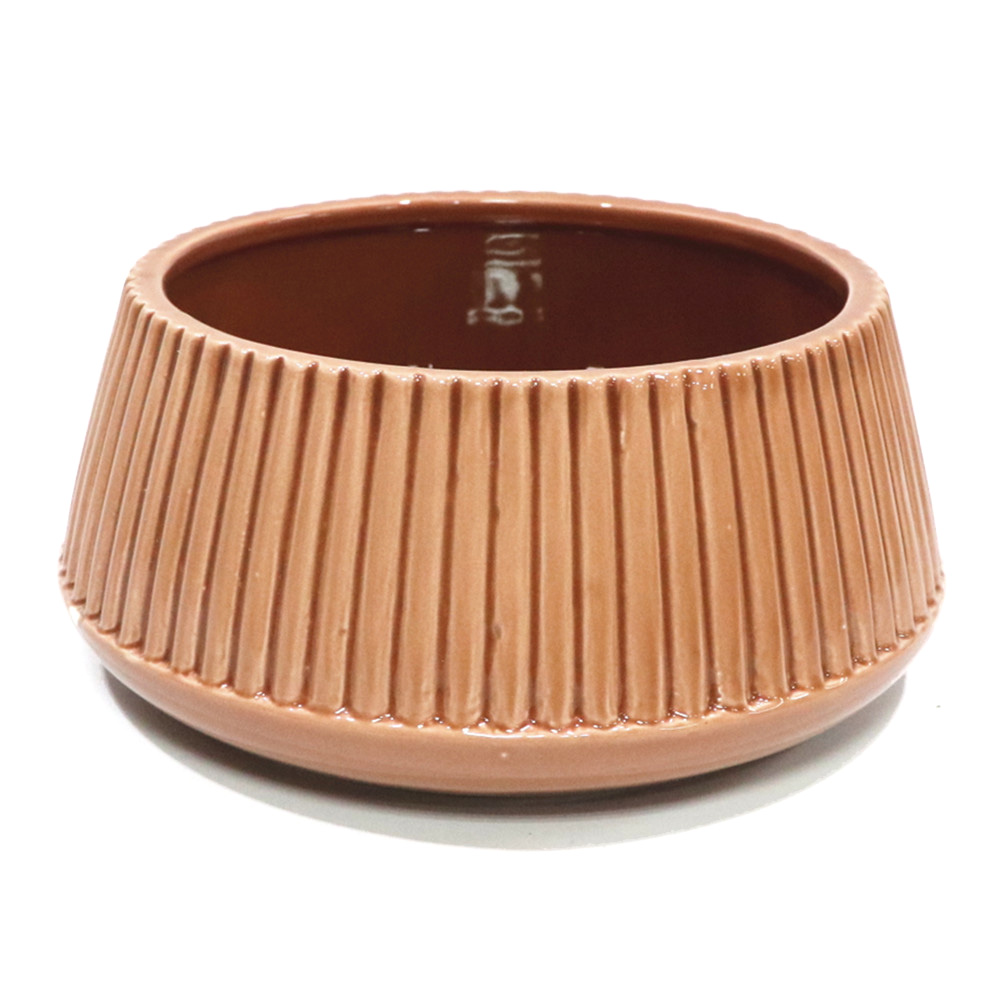 Dolomite flower pot